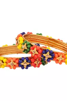 Multicolor bangles-and-bracelets