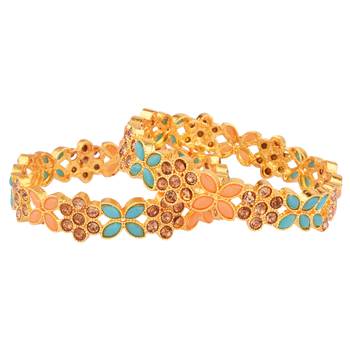 Multicolor bangles-and-bracelets 1