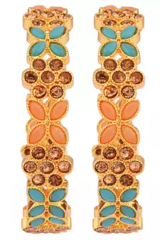 Multicolor bangles-and-bracelets