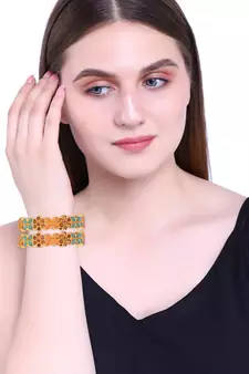 Multicolor bangles-and-bracelets