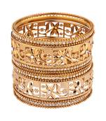 Gold bangles-and-bracelets