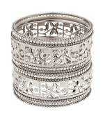 Silver bangles-and-bracelets