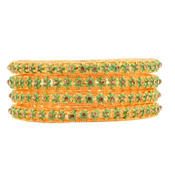Green bangles-and-bracelets 1
