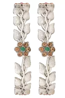 Silver bangles-and-bracelets