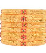 Gold ruby   bangles-and-bracelets