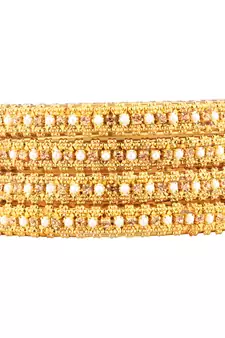 Gold cubic zirconia bangles-and-bracelets