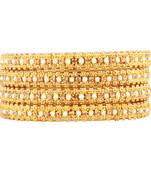 Gold cubic zirconia bangles-and-bracelets