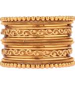 Gold bangles-and-bracelets