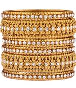 Gold cubic zirconia bangles-and-bracelets