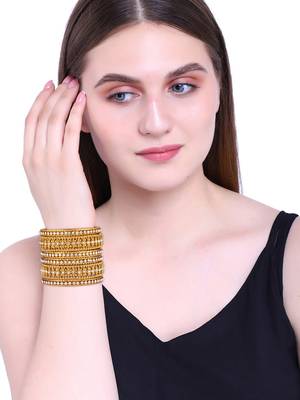 Gold cubic zirconia bangles-and-bracelets 4