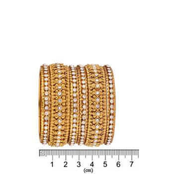 Gold cubic zirconia bangles-and-bracelets 5