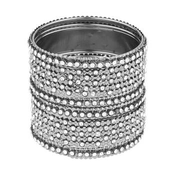 Silver cubic zirconia bangles-and-bracelets 2