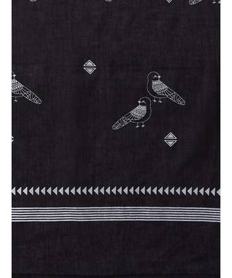Black Kantha Halter Kurta Pant Set 8