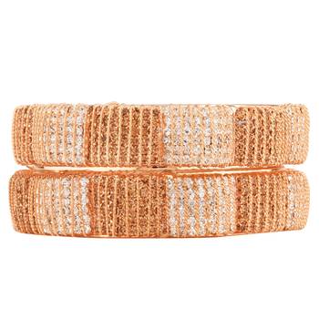 Gold cubic zirconia bangles-and-bracelets 3