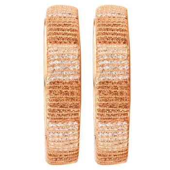 Gold cubic zirconia bangles-and-bracelets 4