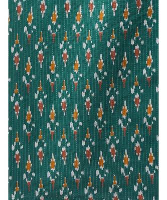 Red Kurta Green Patch Grn Kntha Plz Set 8