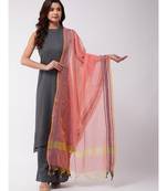 Grey Halter Kurta Palazzo Set