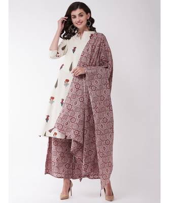 Muria Groovy and Grey Maroon Kurta Set 1