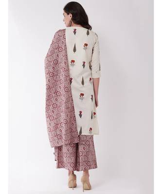 Muria Groovy and Grey Maroon Kurta Set 5