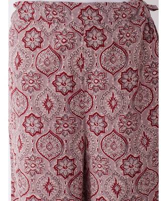 Muria Groovy and Grey Maroon Kurta Set 7
