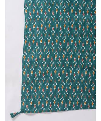 Maroon strappy kurta palazzo set with green Kantha dupatta 2