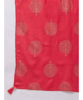 Navy blue strappy kurta palazzo set with Red gold dupatta 3