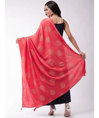 Navy blue strappy kurta palazzo set with Red gold dupatta 5