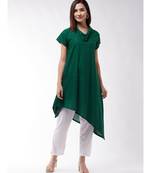 Jade Cowl Assymetrical Kurta