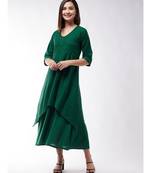 Jade Long Assymetrical Dress