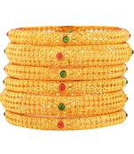 Gold bangles-and-bracelets