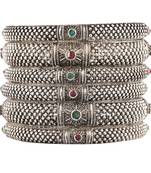 Silver bangles-and-bracelets