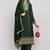 Green embroidered georgette salwar