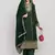 Green embroidered georgette salwar