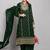 Green embroidered georgette salwar