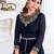 Navy blue embroidered georgette salwar
