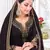 Purple embroidered georgette salwar