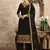 Black embroidered georgette salwar