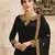 Black embroidered georgette salwar