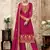 Magenta embroidered georgette salwar