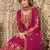 Magenta embroidered georgette salwar