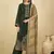 Green digital print velvet salwar