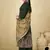Green digital print velvet salwar