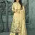 Yellow digital print velvet salwar