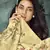 Yellow digital print velvet salwar