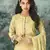 Yellow digital print velvet salwar
