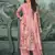 Pink digital print velvet salwar