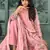 Pink digital print velvet salwar