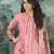 Pink digital print velvet salwar