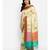 yellow dupion silk woven saree with blouse
