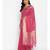 pink cotton silk woven saree with blouse